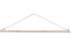 Beyeutao Tapestry Hangers Wooden Tapestry Hanging Telescopic Rod Room Adjustable 16-28 Inch Wall Hanging Tapestry Rods Rug Hangers for Walls.