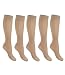 Produktbild EveryHead Riese 5er Pack Feinkniestrümpfe Damenkniestrümpfe Sparpack Markenkniestrümpfe Kniestrümpfe geformt für Damen (RS-10234-S18-DA3-5x66-39/42) in 5er Perle, Größe 39/42 inkl Hutfibel