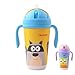Produktbild Go Fresh Bambus Kindertasse mit Strohhalm, Kinderbecher mit Deckel und Strohhalm, Bambus Kindergeschirr, Trinkbecher aus Bambusfaser, Trinkgläser für Kinder, Bambus Kinderbecher Waschbär design