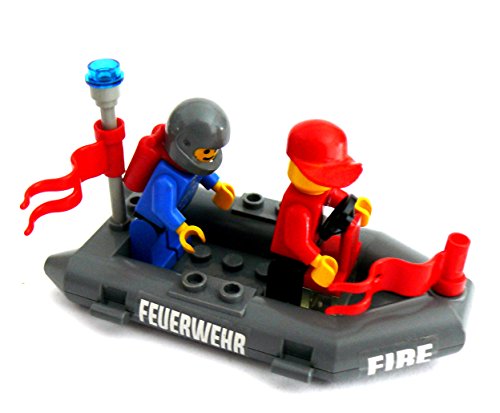 Preisvergleich Produktbild LEGO ® - Feuerwehr Schlauchboot - mit 2 Figuren und Zubehör