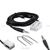 Longitud del cable: 150 cm. Cable de audio AUX IN para radio Citroen Peugeot + Kit llaves extracción Desmontaje entrada jack 3,5 mm apantallado longitud 150 cm para iPhone Samsung MP3