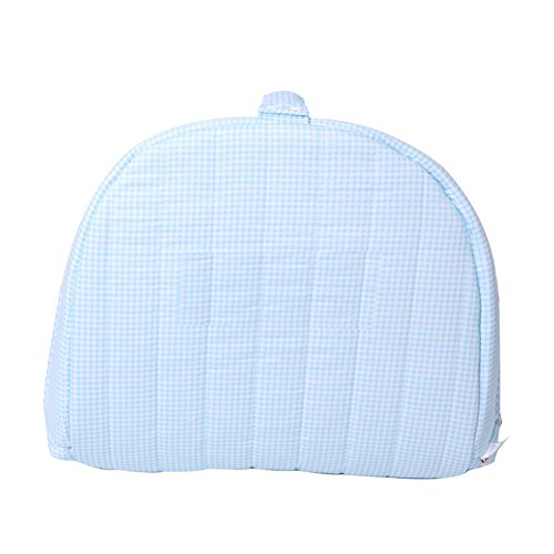 Hessie - Baby Travel Bed Travel Cot (Sky blue grid)