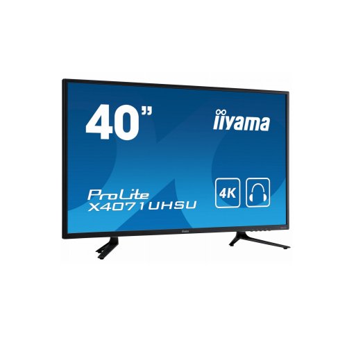 Preisvergleich Produktbild iiyama Prolite X4071UHSU-B1 100,3cm (39,5 Zoll) MVA LED-Monitor 4K UHD (VGA, HDMIx2, HDMI(MHL), USB 3.0, DisplayPort) Schwarz
