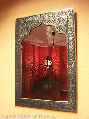 Orient Spiegel Malika Silberfarbig Gross