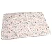 Produktbild Baby Reusable Diaper Changing Pad - Garden Bunny Pink_555 Portable Waterproof Urine Mat ((27.5 x 19.7 Inch), 70 x 50 cm)