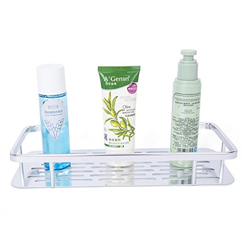 Alicemall Aluminium Bad Duschkabine Badregal Küche Küchenregal – 1 Fach - 3