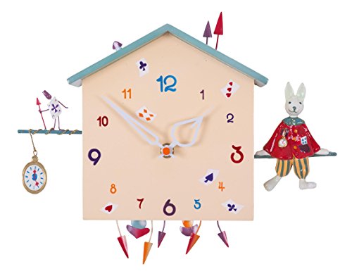 The Bird Boat alabonneheure Clock Rabbit