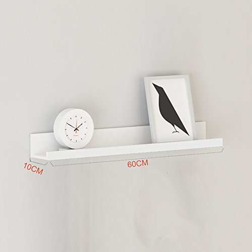 Preisvergleich Produktbild Newspaper stand Zeitungsständer Wandregal Ecke Regal Wandablage Wandhalterung TV Hintergrund Wand Deko Rahmen (DIY & Laden 20 kg) A + weiß