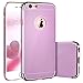 Produktbild VemMore iPhone 6s Hülle iPhone 6 Hülle Handyhülle Hard Case Glitzer Bling Ultra Slim Dünn Hardcase 360 Full Body Protection Bumper Protective Schutz Schutzhülle Anti-Kratzer Elegant Stoßfest Hart PC Cover - Lila