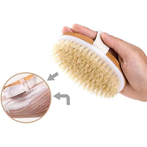 LOOKOUT SPA Bad Dusche Körper Wäscher Borsten Pinsel mit Palm Riemen - 9