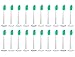 Produktbild 20 Stk. (5x4) Ersatz Aufsteckbürsten für Philips Sonicare. Komplett kompatibel mit Philips Sonicare Schallzahnbürsten: DiamondClean, FlexCare Platinum, FlexCare+, HealthyWhite, HealthyWhite+, Sonicare 2 Series, Sonicare 3 Series, PowerUp