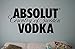 Produktbild Wandtattoo Absolut Vodka Größe XL