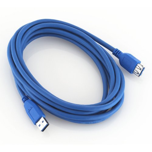 deleyCON USB 3.0 Super Speed Verlängerung Adapter Kabel 1,8m – A-Stecker zu A-Buchse – bis zu 5.000 Mbit/s - 5