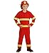 Produktbild Feuerwehrmann Rot Feuerwehr Anzug,3 tlg Jacke,Hose und Helm Kinder Gr.104 2-3 Jahre