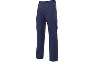 VELILLA Pantalones, Azul Marino, Talla 40