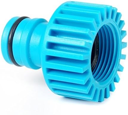 Hozelock Compatible 1" Tap Connector Female Thread Garden Hose Pipe Fitting -BL.