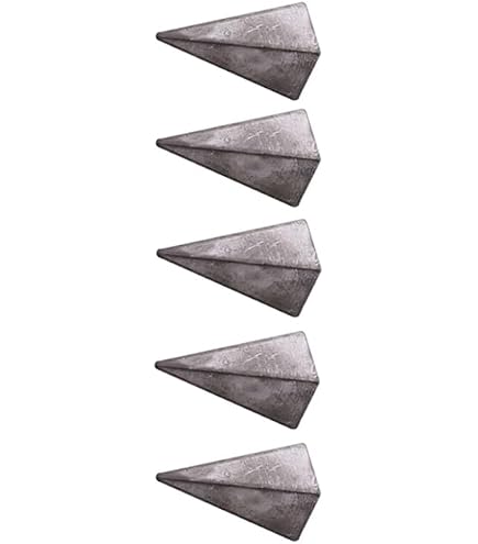 Plomb Fonderia Roma Roccotop – Tige Plastifiée Extra Phosphorescente, Lot De 4, Pour Lancers Longs