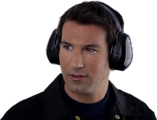 3M H520F-440-SV Peltor Bull’s Eye II Kapselgehörschutz, Zusammenklappbarer Kopfbügel, SNR 31 dB, Schwarz - 3