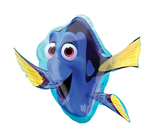 Frith Events Dory Super Shape foil Balloon for Underwater Theme Birthday Decoration (Blue, FE-023)