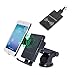 Produktbild Big-Mountain Magnetisch Wireless Ladegerät + Receiver Kit + Adapter Für Android für Smartphone Mit Frei Magnetisch Kabel | Qi Charging Receiver Chip Empfänger Kit Auto Induktions (Schwarz)