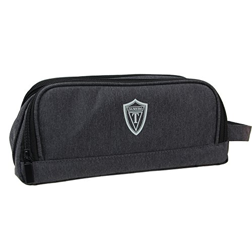 Damero Universale Organiser Tasche mit Doppelschicht Tragtasche für Reise zum Ladegrät/Eletronisches Zubehör für Reiseorganisator (Groß, Schwarz)