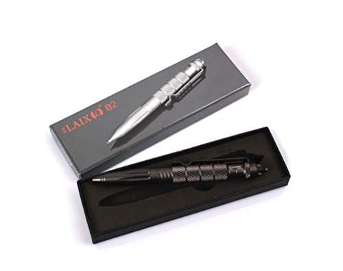 Venoka Tactical Defense Pen Selbstverteidigung Tool tragbares Werkzeug Selbstverteidigung, Schwarz - 2