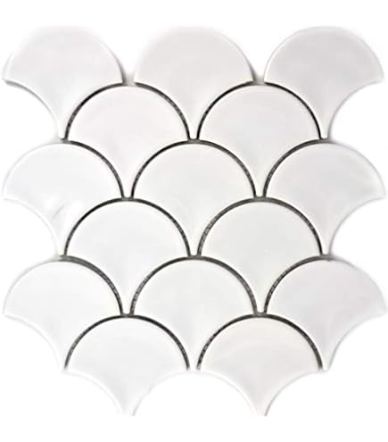 Céramique Mosaïque Mozart Hexagone Blanc Brillant
