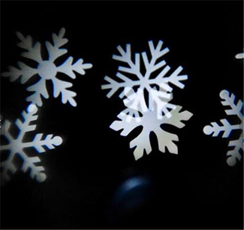 LUCKY GODDESS Halloween Projector Lights Waterproof Moving Warm White /White Snowflakes Star Christmas Party Home Garden Landscape , C