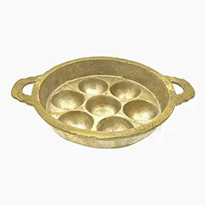 TAZBI Kerala Hand Made Paniyaram pan-Unniappakara (7 Mould)