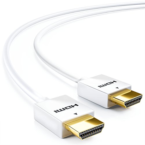 deleyCON 3m HDMI Kabel SLIM High Speed mit Ethernet (Neuster Standard) 3D 4K ULTRA HD SUPER flexibel - 2