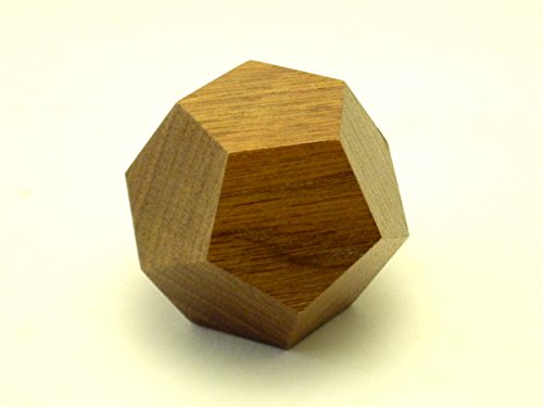 Wood dodécaèdre (couleur) noir/noyer