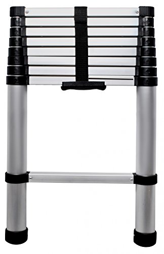 Teleskopleiter Aluleiter Stehleiter Anlegeleiter Mehrzweckleiter Aluminium #4015, Größe:3.8 m - 5