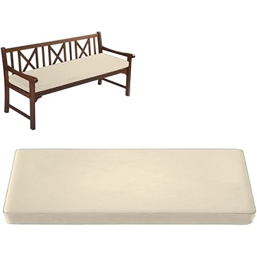 Cuscino Panca Giardino 150x50cm - Impermeabile Con Schienale | Per Pallet, Esterni E Patio