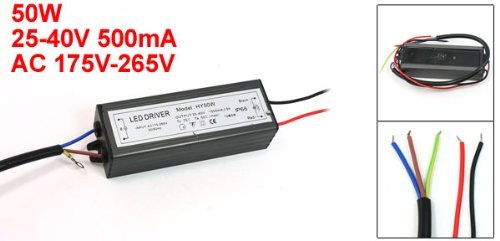 Wasserdichte Stromversorgung Treiber für 50W LED 25-40V 1500mA AC 175V-265V - 2