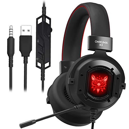 Preisvergleich Produktbild Yedina Professionelles Gaming-Headset PC-Stereo-Headset Mit Mikrofon-LED-Lichtgeräuschminderung für Playstation-PC-Notebook-Tablet-Spieler