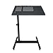 Produktbild Lina Höhenverstellbarer Computer-Schreibtisch mit Lüftungsöffnungen Laptop-Tisch für Bett und Sofa Tragbarer Lap-Schreibtisch, 56 * 35 * 57-88cm (Farbe : SCHWARZ)
