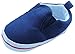 Mabini Baby Boys Canvas Style Slip On Shoes/Booties- Size 0-6 Months, Colour Navy