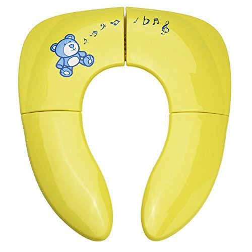 Blulu Folding Travel Potty Seat for Baby, Yellow