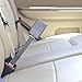 2 x Rigid 20cm Seatbelt Extension - Type A (21mm wide metal tongue) - Stands Upright!