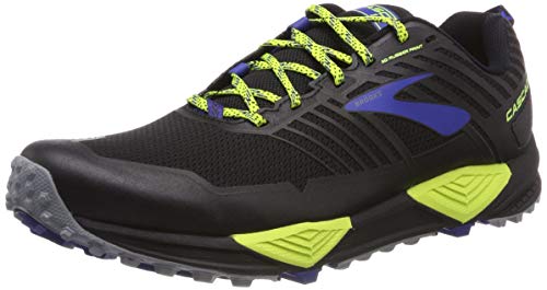Brooks Cascadia 13, Zapatillas de Cross para Hombre, Negro (Black/Nightlife/Blue 004), 46 EU