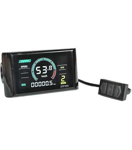 E-bike 24V/36V/48V/72V S966 Colour Display Power Speed Meter Control Panel w/NFC E-bike 24V/36V/48V/72V S966 Colour Display Power Speed Meter Control Panel w/NFC