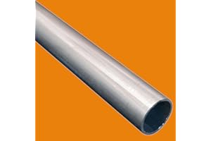 LE ROI DU FER - Tube acier rond S235 / E220 Choisissez votre longueur - 2 metres, Dimension - 42.4 mm, Epaisseur en mm - 2,5 mm