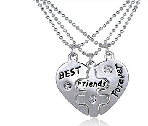 Collana Kidult Best Friend Ever In Acciaio 316L | Love Collection 44 Cm | Gioiello Per Migliore Amica
