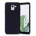 Produktbild Anfire Samsung Galaxy J6 2018 Hülle Schwarz, Case Soft Silikon Skin Handyhülle Ultra Slim Backcover Case Staubschutz Stoßdämpfend Bumper Schutzhülle Einfarbig Etui Schale für Galaxy J6 2018 (5.6")