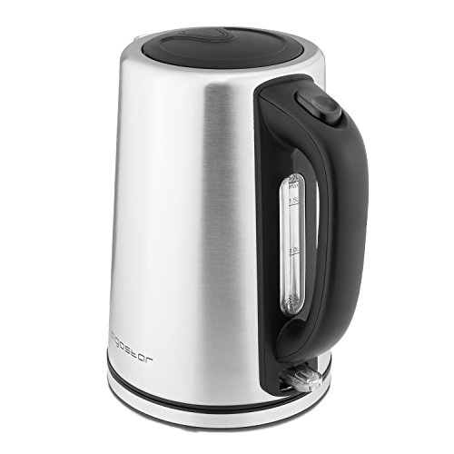 Edelstahl Wasserkocher Hochwertiger Design Teekocher 1,7L 2200W Kabellos LED Neu (K) - 3