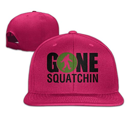 Preisvergleich Produktbild ghkfgkfgk Gone Squatchin Bigfoot Green Snapback falt Hat Adjustable Baseball Cap