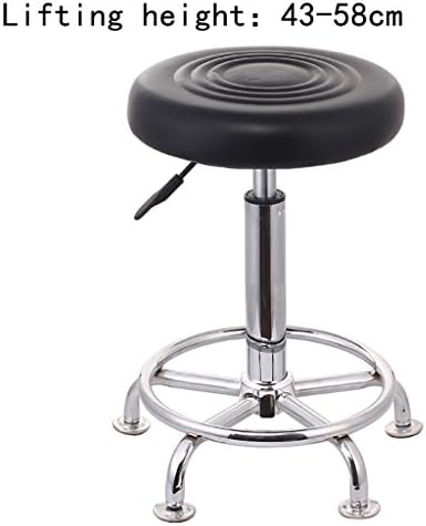 QPG Modern Minimalist Bar Chair Bar For 360 ° Rotating Chair Lift Three Kinds Of Style Options ( Color : A , Size : 43-58CM )