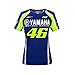 Produktbild VR46 Valentino Rossi 46 Yamaha Rennsport T-Shirt Damen - blau/gelb - blau, gelb, M