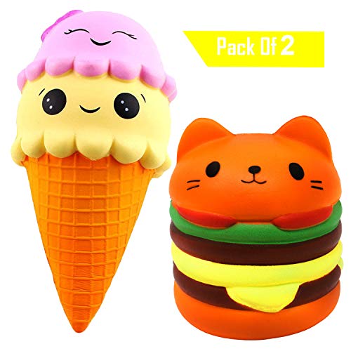 Desire Deluxe Squishy Pas Cher Kawaii EIS Wassermelone Pack Slow Rising Squishys Set Jumbo Paket Handy Squishis Toys Food Squishies pour Garçon et Fillesk Toy Package