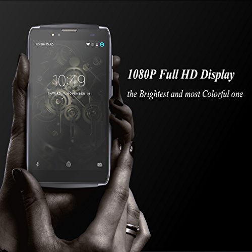 UHANS U300 5.5 pulgadas 1080 * pantalla de 1920 HD MT6750T octa-núcleo 4GB RAM 32GB teléfono elegante de la ROM para el enchufe de la UE de 6.0 del androide